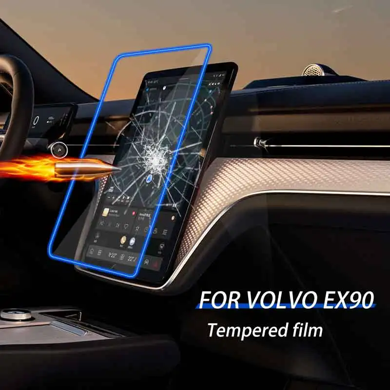 

For Volvo EX90 EX30 EM90 Polestar1 2 34 central control navigation instrument display screen glass tempered film protective film