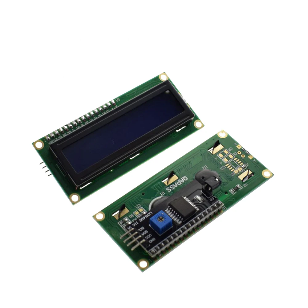 Blue Backlit 1602 Lcd Display with Iic/I2C Module Compatible Arduino