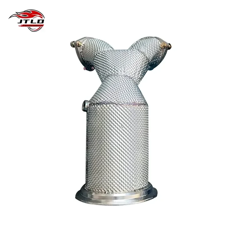 JTLD 304 Stainless Steel High Quality Exhaust Downpipe for Audi SQ5 B9 V6 3.0T