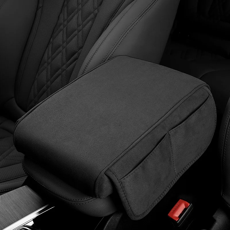 

Автомобильный подлокотник, подставка для подлокотников, центральная консоль, накладки с сумкой для хранения, защитный чехол из искусственной кожи, аксессуары для интерьера