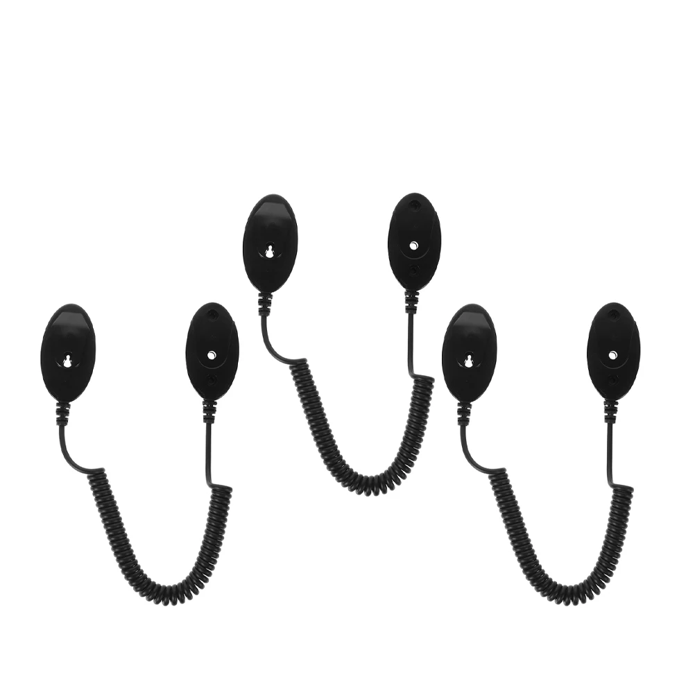 

3 Pcs Anti-lost Rope Hook Retractable Cable Locks Remove Control Holders No Punching Remote Wire Self Adhesive Plastic Keeper