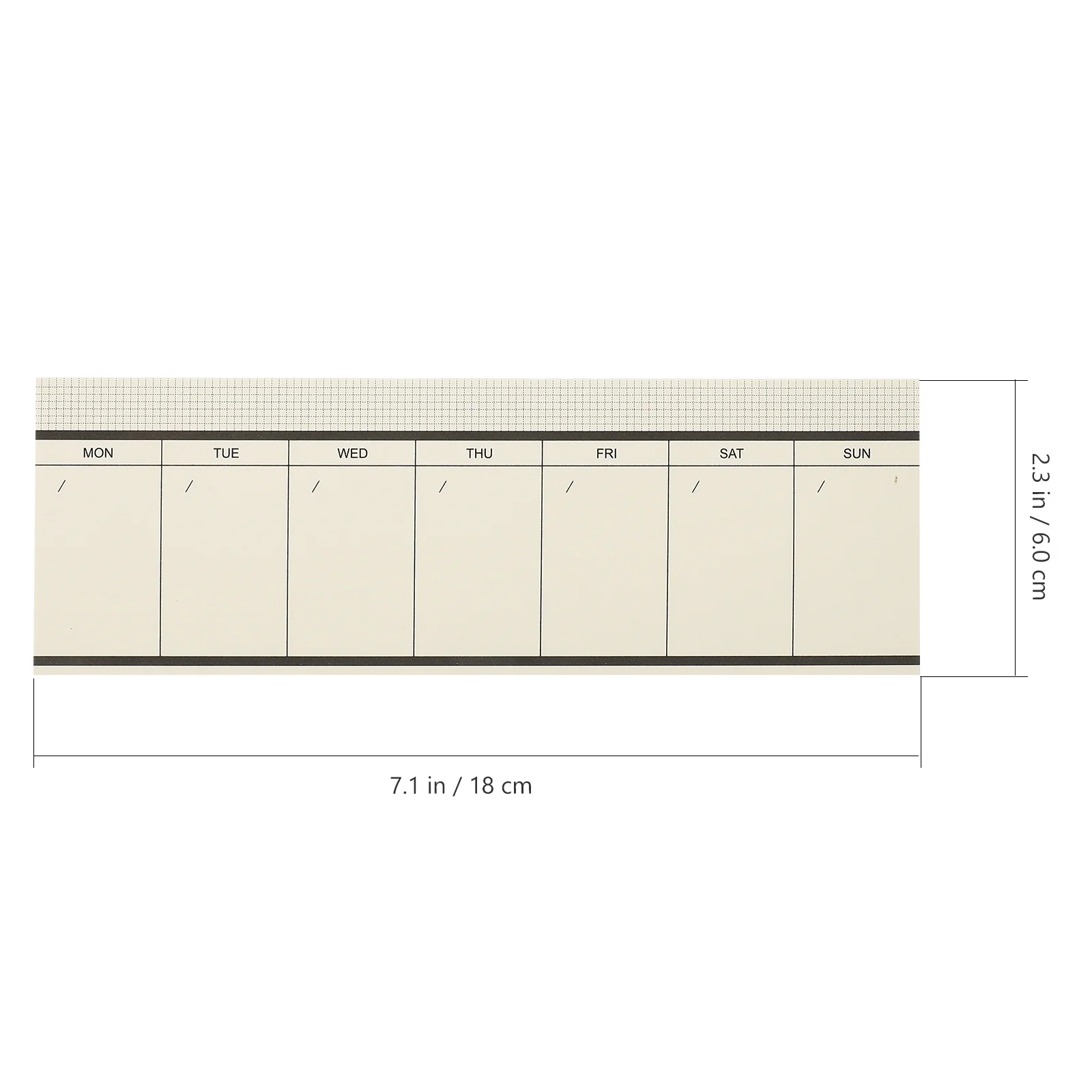 

4Pcs Weekly Planner Notepads Bright Clear Printing Premium Material Smooth Writing Portable Daily Planning Notepad for Students