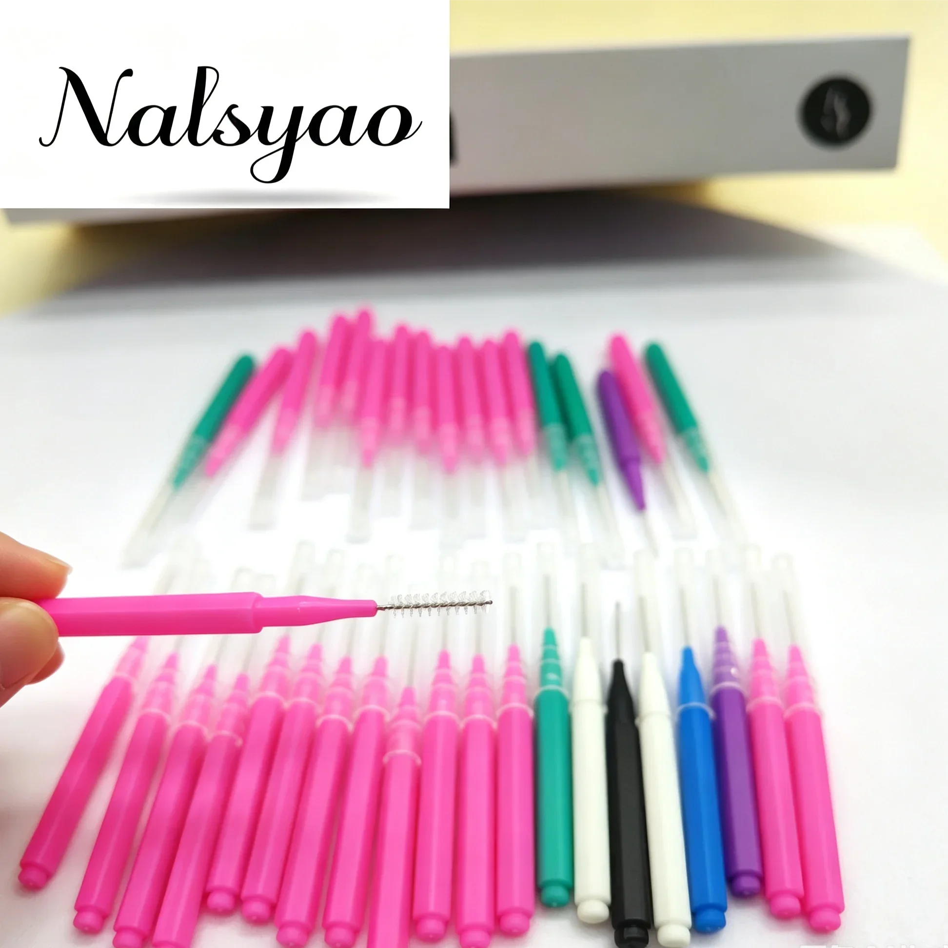Interdental Brush 20Pcs Clean Tooth Braces Orthodontic Interdental Brush Teeth Cleaner Box