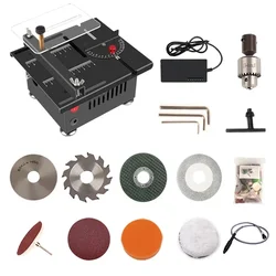 Lifting/non Lifting Multifunction Woodworking Diy Model Sliding Cutting Bench Saw Household 8500R/min Mini Sliding Table Saw Kit