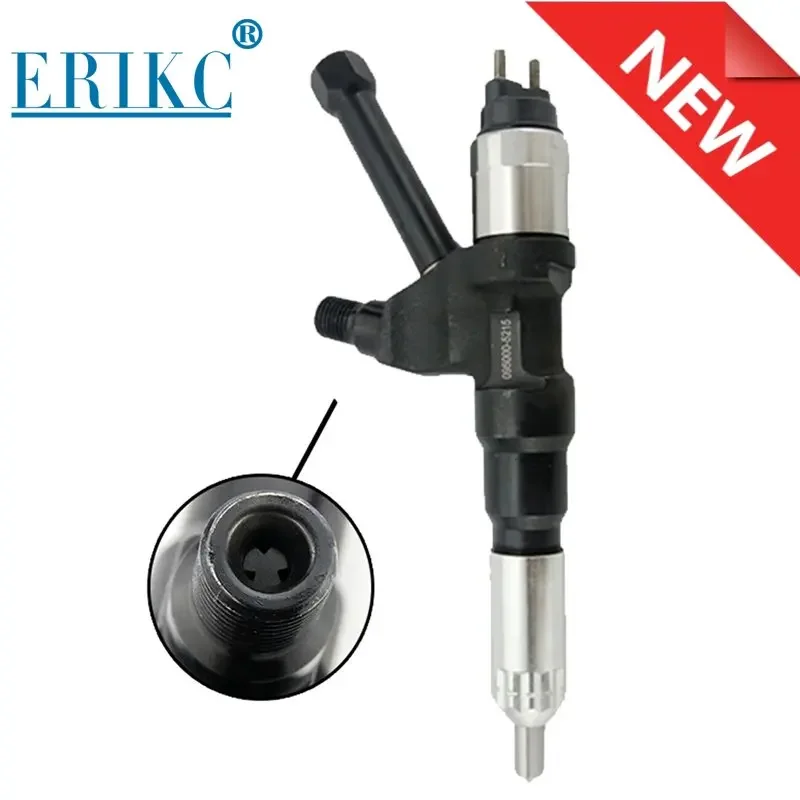 

095000-5215 095000-5210 Diesel Fuel Injector with Wire Harness for Hino 700 Series 10.5D P11C Kobelco SK450 23670-E0351