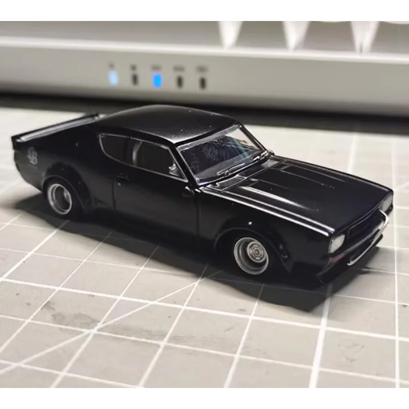 Diecast Original 1:64 Scale Alloy Static Nissan Kenmeri Liberty Walk LB Car Model Simulation Toy Collection Display Decorative