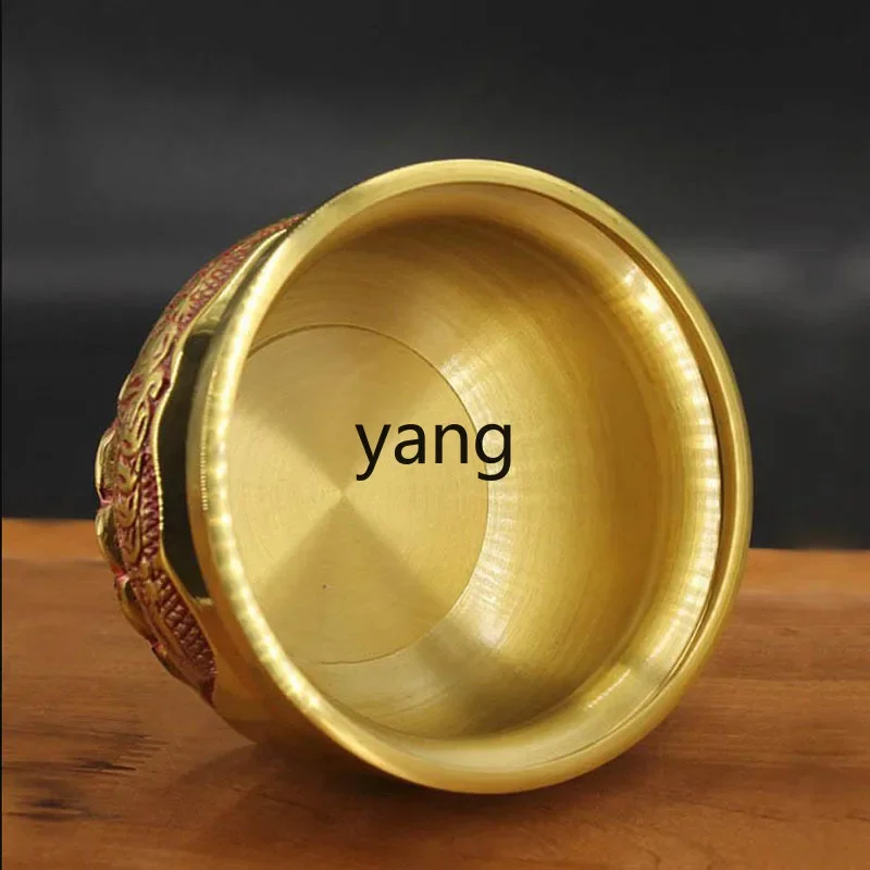 Ornements de Bouddha en cuivre pur pour l'intérieur, purifient l'air et adorent le Dieu de la Richesse