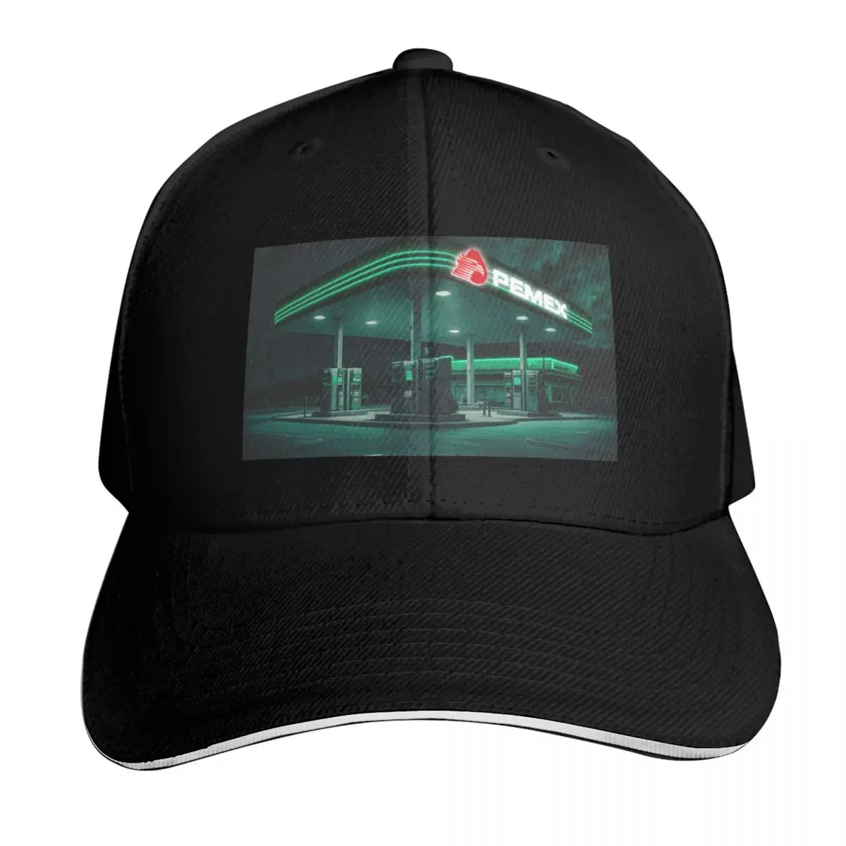 Gorra de béisbol Gas Station Mexico Pemex, gorra de lujo, gorra de marinero para hombre, sombreros divertidos, gorra de golf, gorras para hombre y mujer