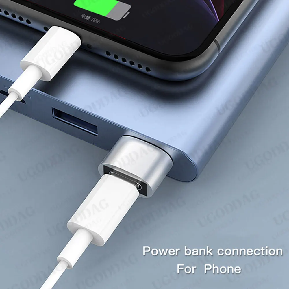 2/4PCS USB To Type C OTG Adapter USB Male To USB Type-c Female Converter For Xiaomi Macbook Samsung S20 USBC OTG Connector