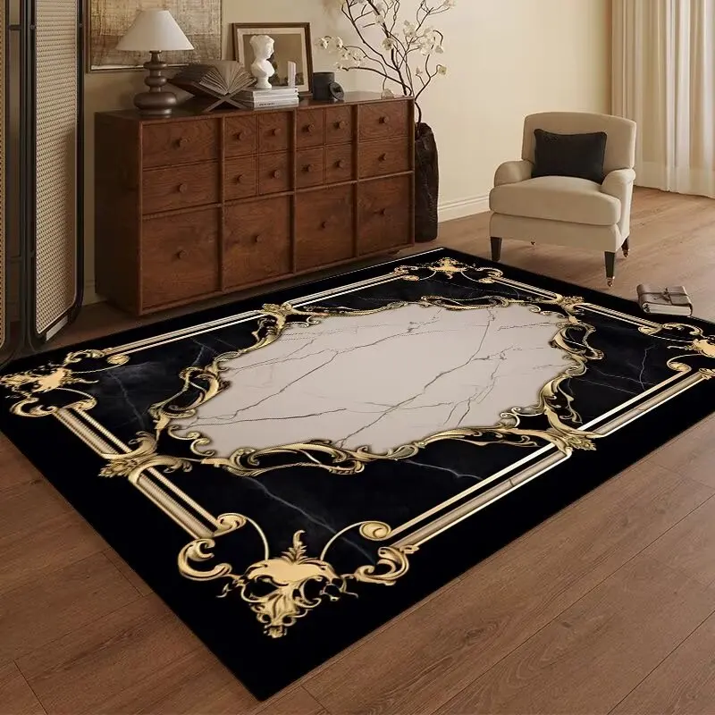 

Modern European Style Carpet for Rooms Home Decoration Luxury Antiskid Rug for Bedroom Plush Coffee Tables Mat Ковер Tapis 러그