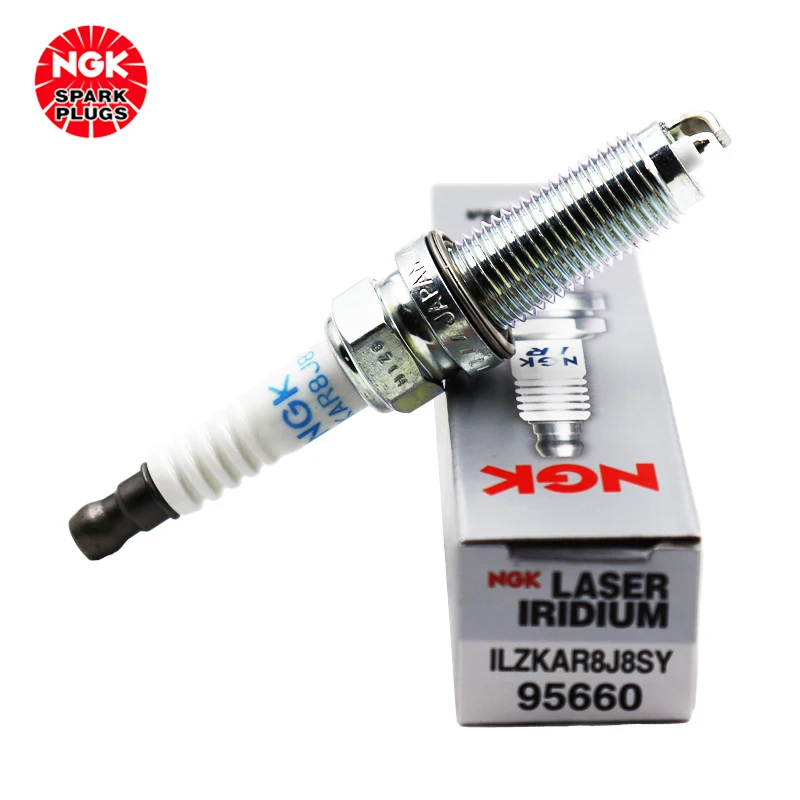 NGK Iridium Platinum Spark plug ILZKAR8J8SY 95660 is suitable for CRV Crown URV Accord 1.5T（4PCS)