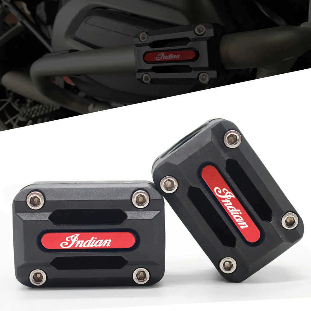 

22/25/28mm Motorcycle Engine Crash Bar Protection Bumper Decorative Guard Block For Indian FTR 1200 S FTR1200 Carbon