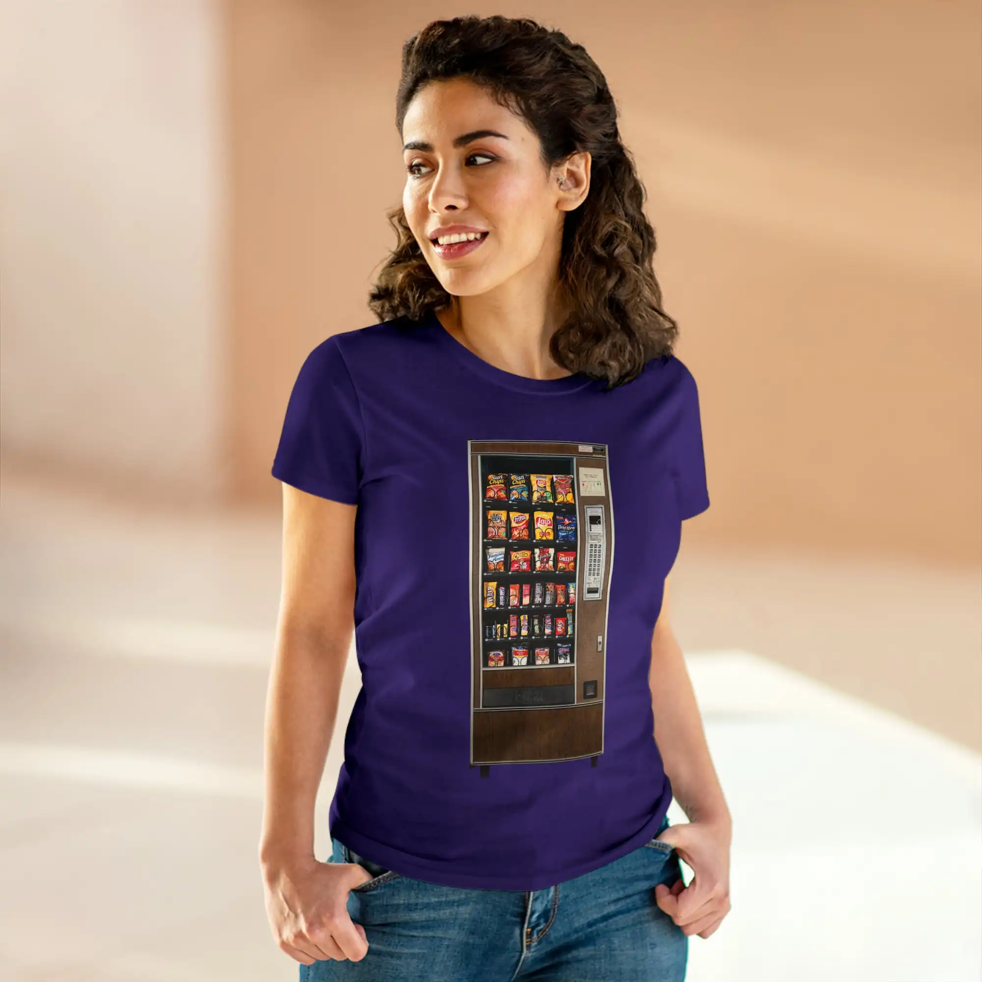 Vending Machine Women'S Cotton T Shirt