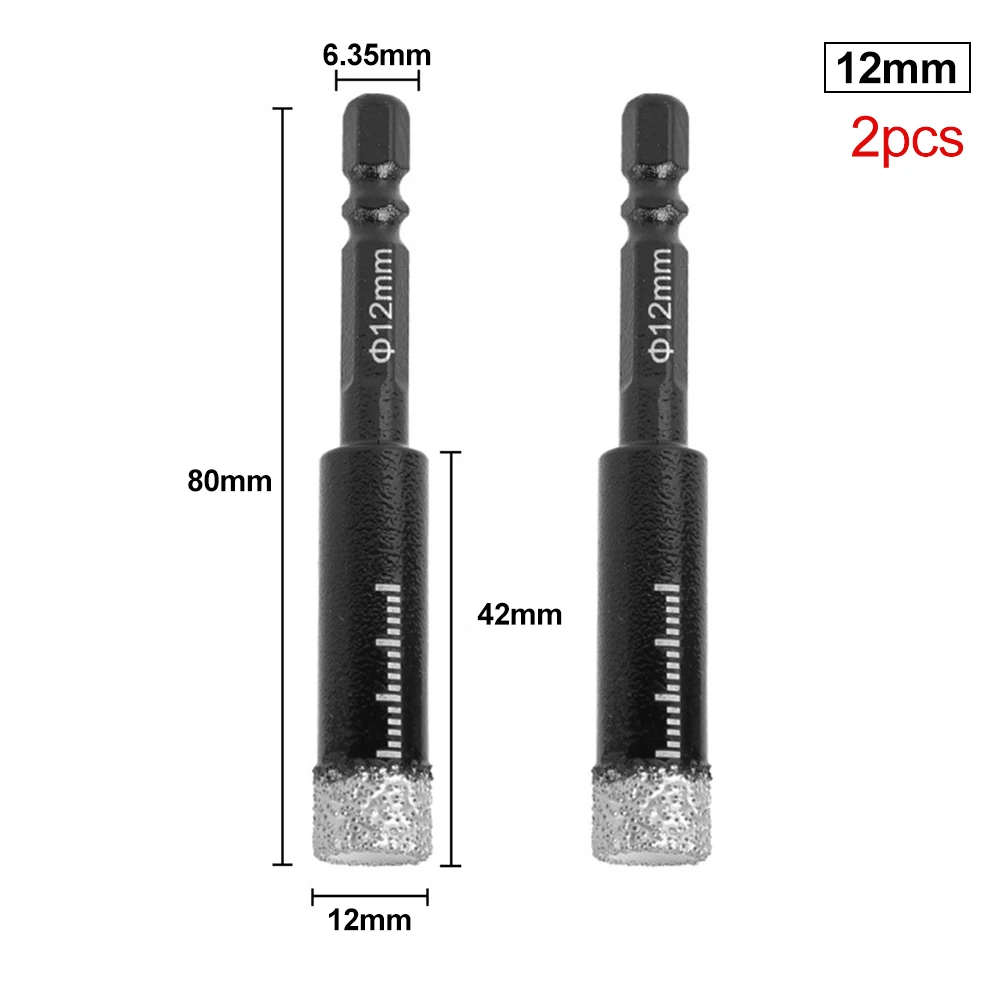 Nova marca de alta qualidade broca 5 -16mm 5/6/8/10/12/14/16mm cortador para haste hexagonal diamante seco comprimento 10mm