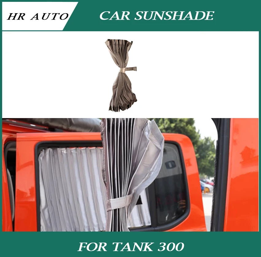 Fit for Tank 300 Modified Car Sun Protection, Heat Insulation Car Window Curtain Side Window Glass Sunshade Interior Accessories