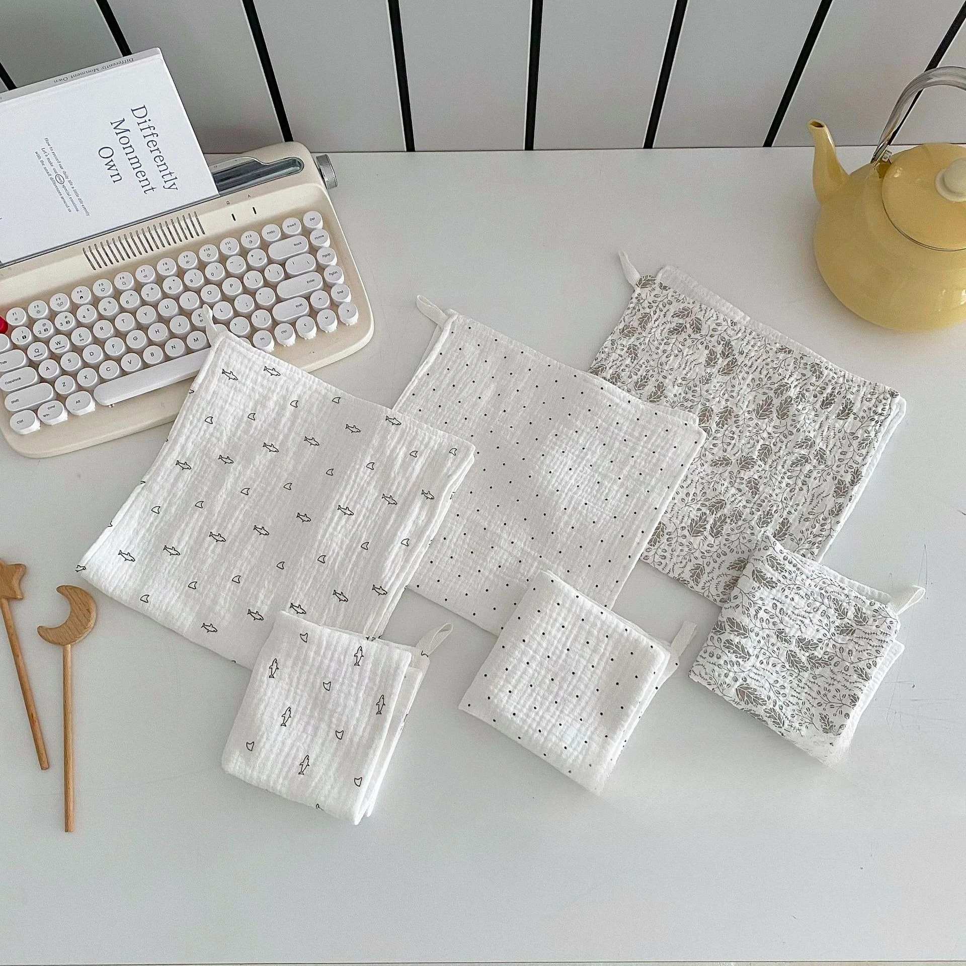 الشمال الطفل ملابس التجشؤ 100 القطن الشاش مناشف لعابه المرايل تغذية باندانا منشفة لعاب الأطفال لحديثي الولادة منشفة اليد