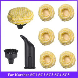 New Steam Cloth Cover For Karcher SC1 SC2 SC3 SC4 SC5 SC7 CTK10 CTK20 Handheld Steam Brush Vacuum Cleaner Part Nylon Accessories