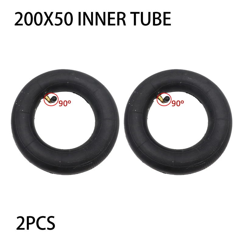 2/4pcs  8 Inch 200X50 Inner Tube 200*50 Inner Camera for Razor Scooter E100 E150 E200 ESpark Crazy Cart Scooters