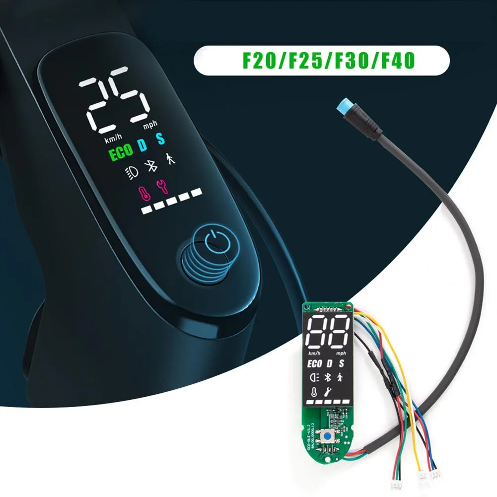 

Electric Scooter Dashboard Switch Panel Plastic Bluetooth-board Instrument Screen For Ninebot F20/F25/F30/F40 Replace Parts