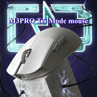 Darmoshark M3 Pro Gaming Mouse Wireless Bluetooth Tri Mode 4K Computer Mice 26000DPI PAM3395 Gamer Mousepad for Office Laptop