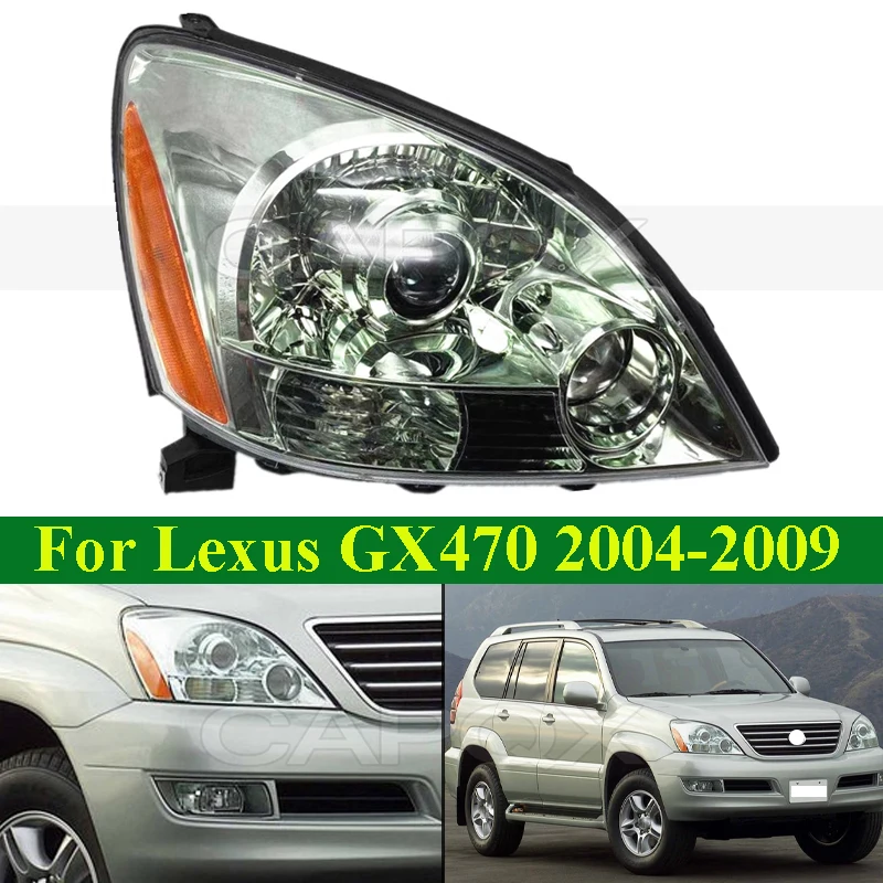 

CAPQX Halogen Front Bumper Head Light For Lexus GX470 2004-2009 Head Lamp Headlamp Headlight Car Light