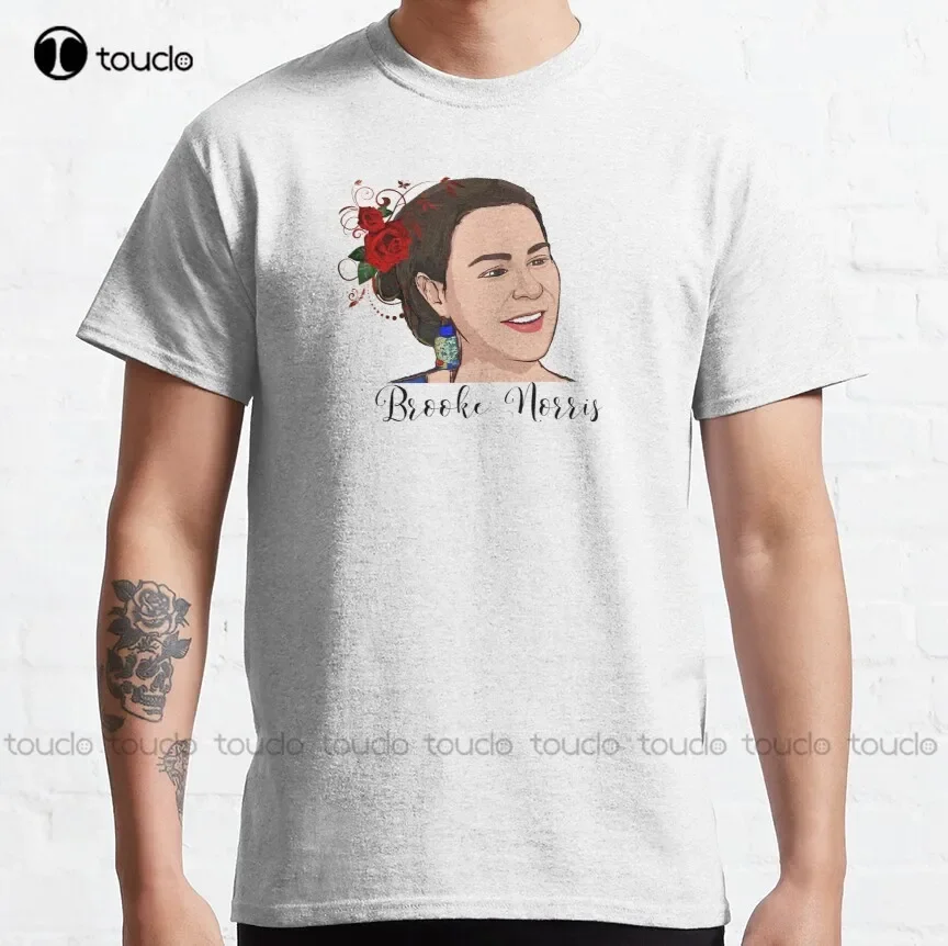 

Norris Brooke Classic T-Shirt Kids White Tshirt Custom Aldult Teen Unisex Digital Printing Tee Shirts Xs-5Xl Breathable Cotton