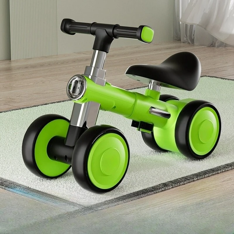 Anti-Rollover Toddler 4-Wheel Balance Scooter, Kids Sliding Twist Scooter for Boys Girls 1-4 Years Old