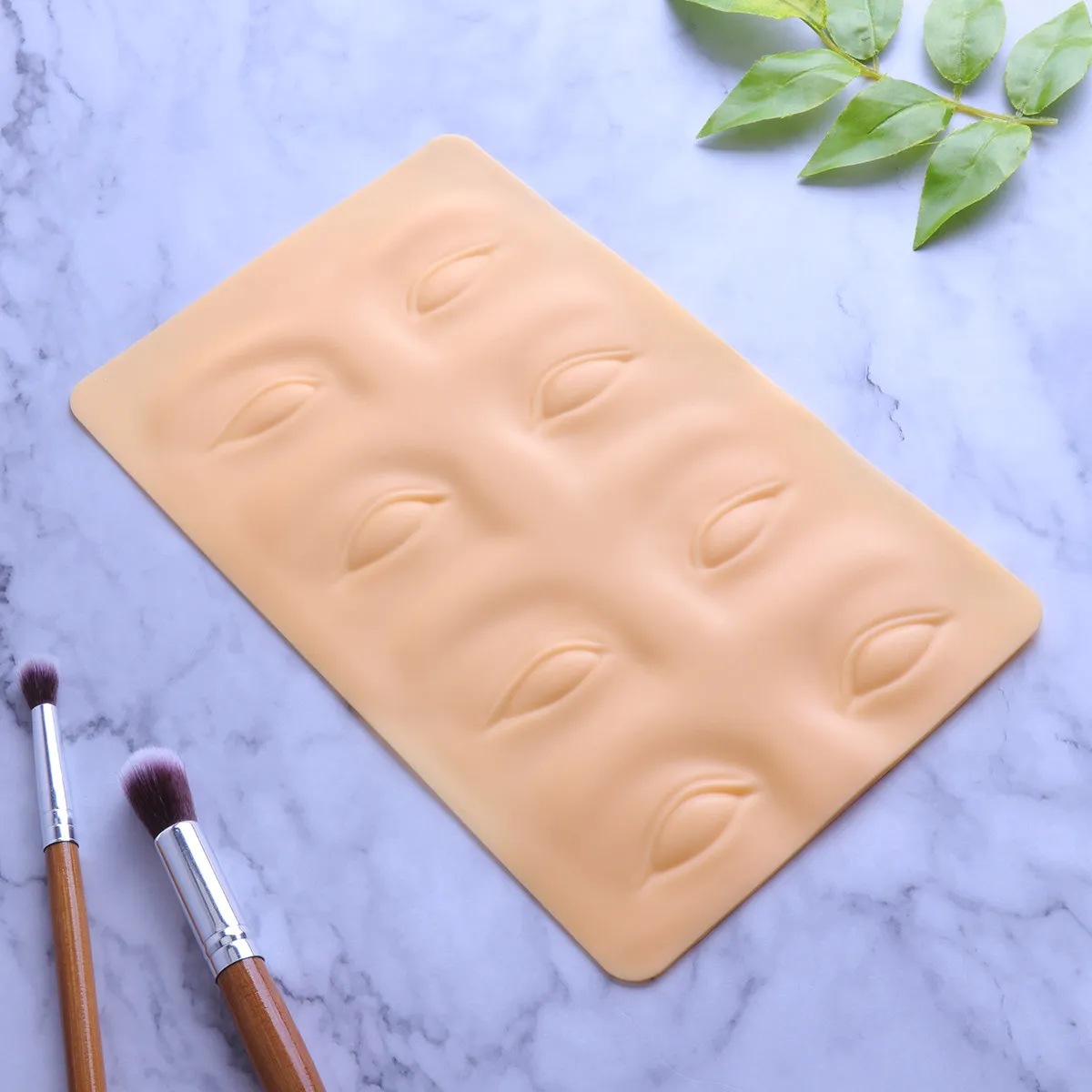 

Силиконовый тренировочный 3D-лист для бровей (размер 2) для тату-мастеров, профессиональный инструмент для тренировок, 1 шт.