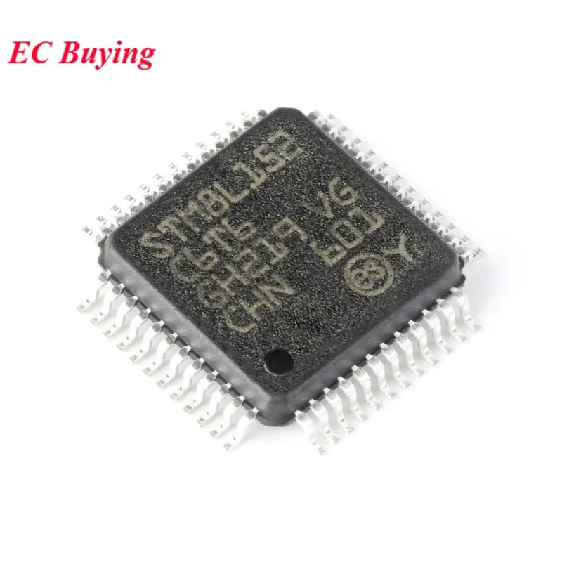 5Pcs/1pc STM8L152C6T6 STM8L152 STM8L152C6 STM8L 152C6T6 LQFP-48 ARM 16MHz 32KB Flash 8bit Microcontroller MCU IC Controller Chip