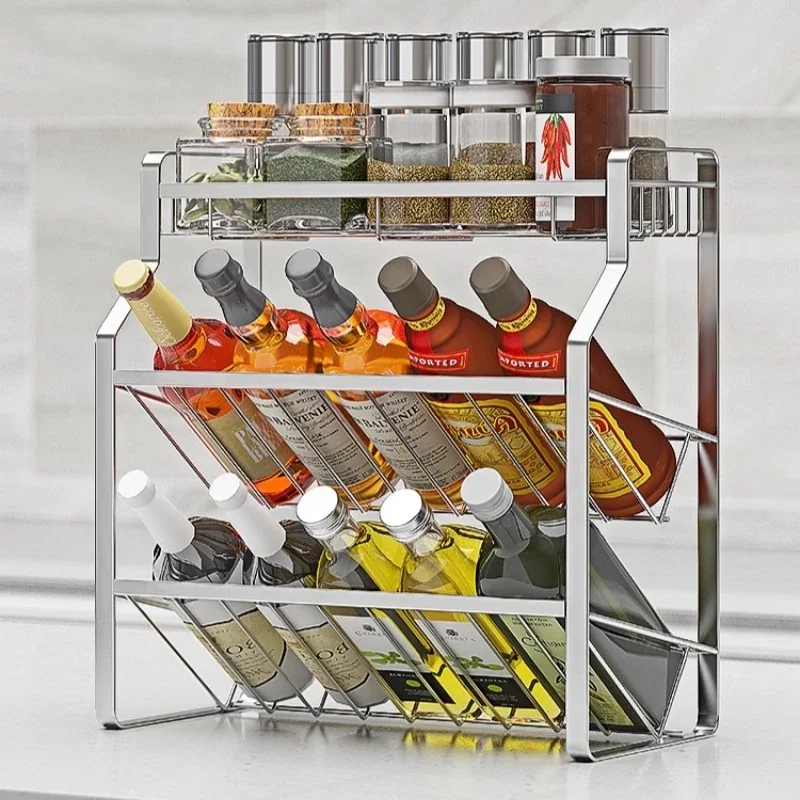 304 stainless steel kitchen condiment rack
