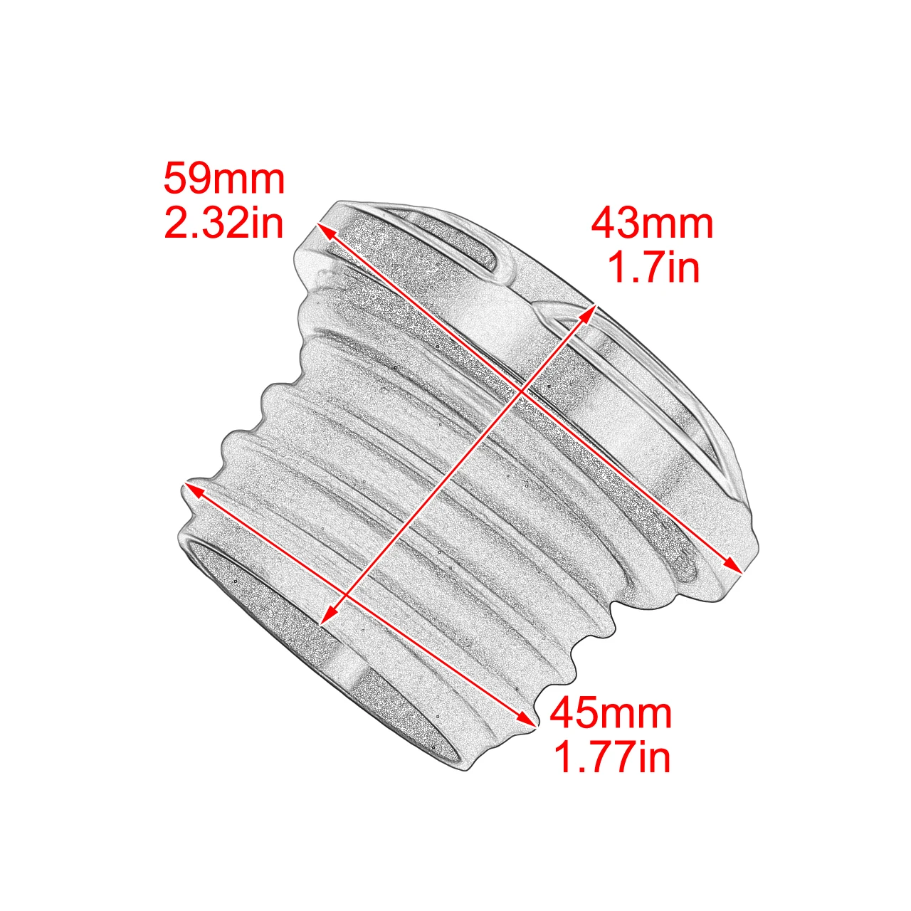 Motorcycle CNC Cut Vented Gas Cap Fuel Tank Right-hand Thread Fit For Harley For Dyna For Softail For 92-Later XL For Touring