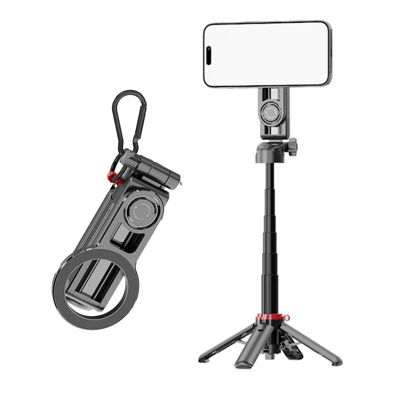 F08 Zoomable Magnetic Portable Telescopic Selfie Stick 360° 