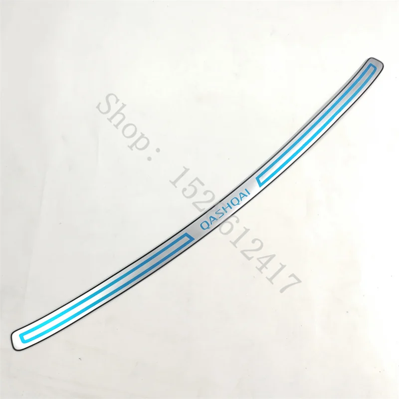For Nissan QASHQAI J10 J11 2008 2009~2021 stainless steel car Rear Bumper Protector Sill Trunk Tread Plate Trim Car Accessories