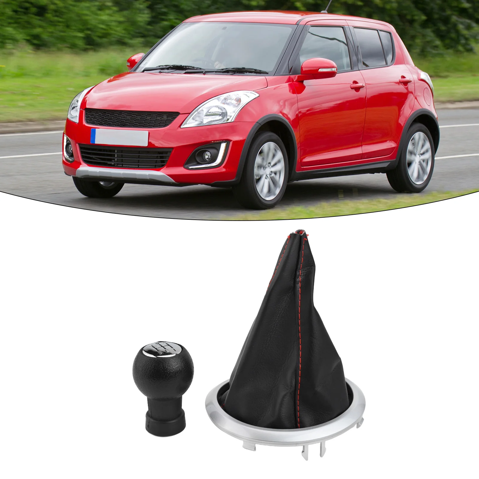 

Shift Lever Replacement 5 Speed Shifter As Shown In The Figure Chrome Shift Knob Easy To Install Enhanced Driving Experience