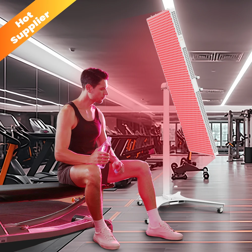 RLpro1200 ハイパワー近赤外線 LED 光療法ベッド PDT 480,590,630,660, 670, 810, 830, 850,1060nm 電気スタンド付き