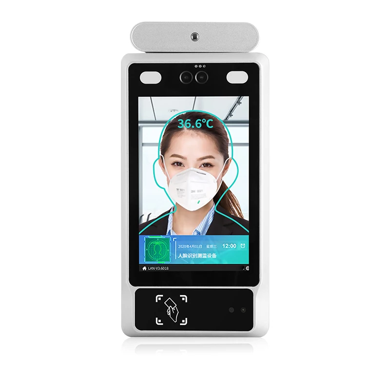 biometric android face attendance machine wifi facial time attendance system face recognition punch card attendance with thermal