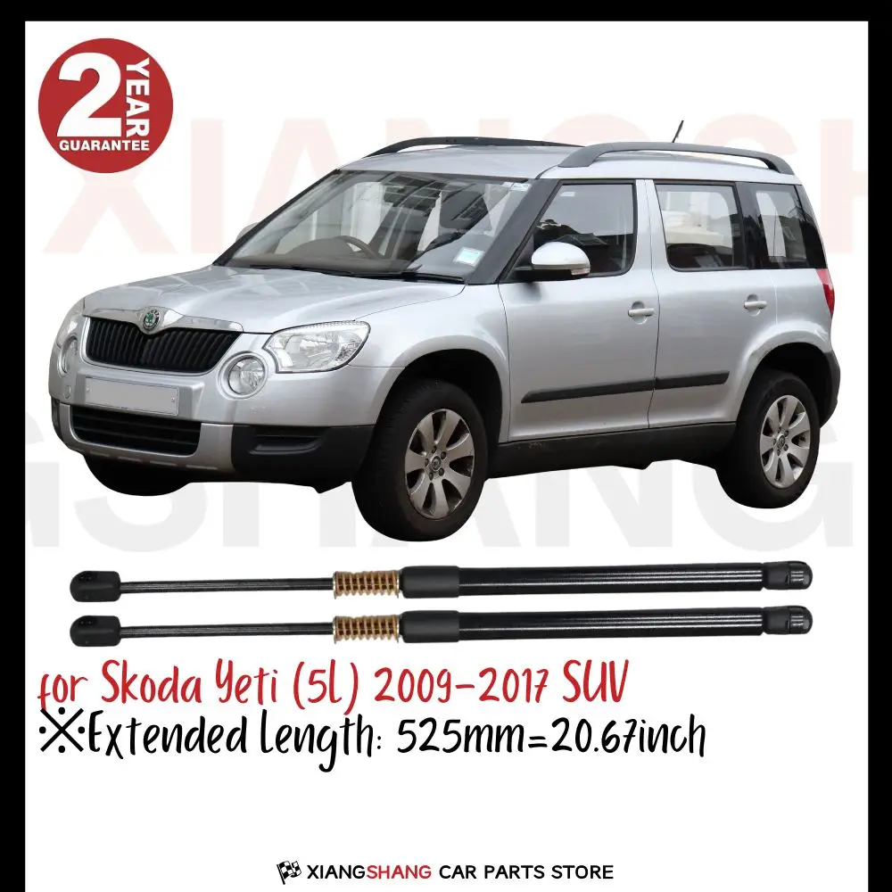 

2pcs Rear Damper for Skoda Yeti (5L) 2009-2017 SUV WITH SPRING Trunk Boot Gas Charged Gas Struts
