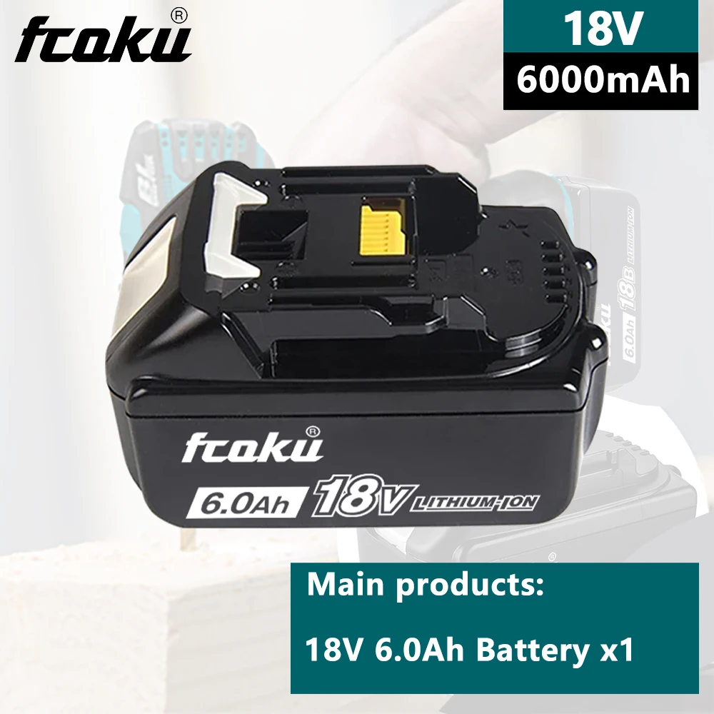 

Original for Makita 18V 6.0Ah/9.0Ah Battery, for Power Tool BL1830B BL1850B BL1850 BL1840 BL1860 BL1815 Replacement Battery