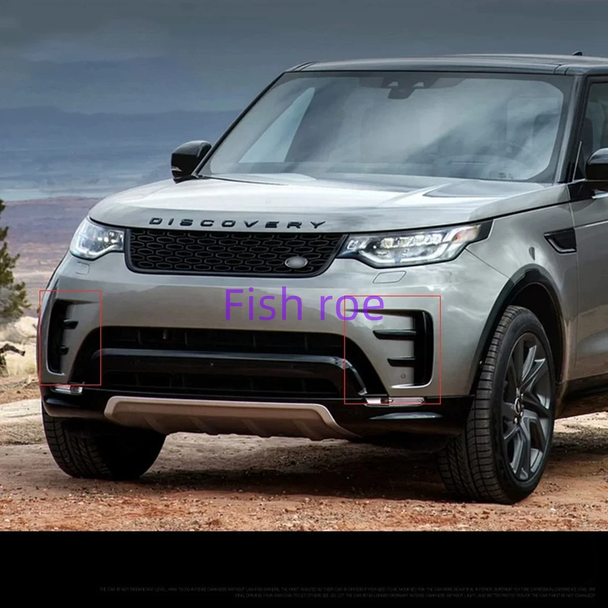 

Подходит для Land Rover Discovery 5, накладка на переднюю решетку впуска Discoverer 5, модифицированная передняя противотуманная фара, передняя планка, боковой впуск