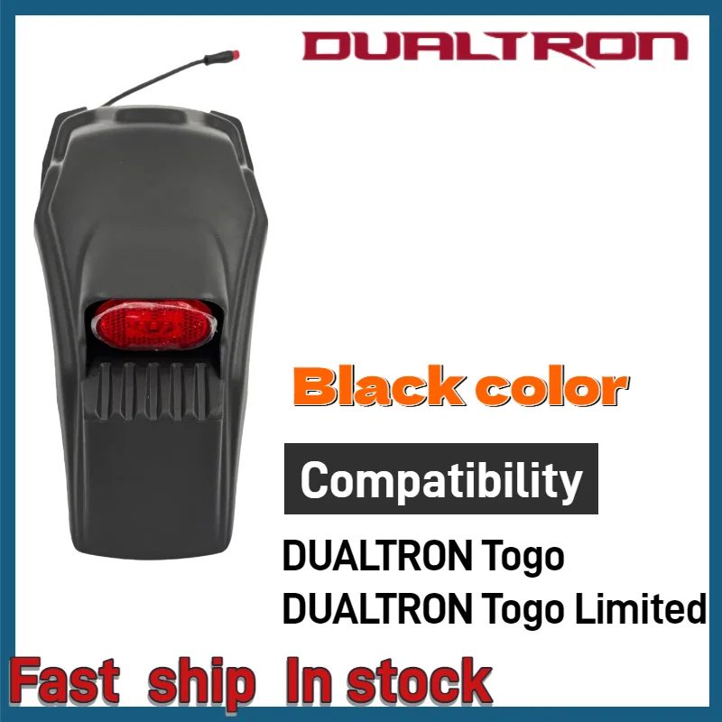 Original Rear Fender with Light for Minimotors Dualtron Togo Limited Electric Scooter Mudguard Part - Durable Protection