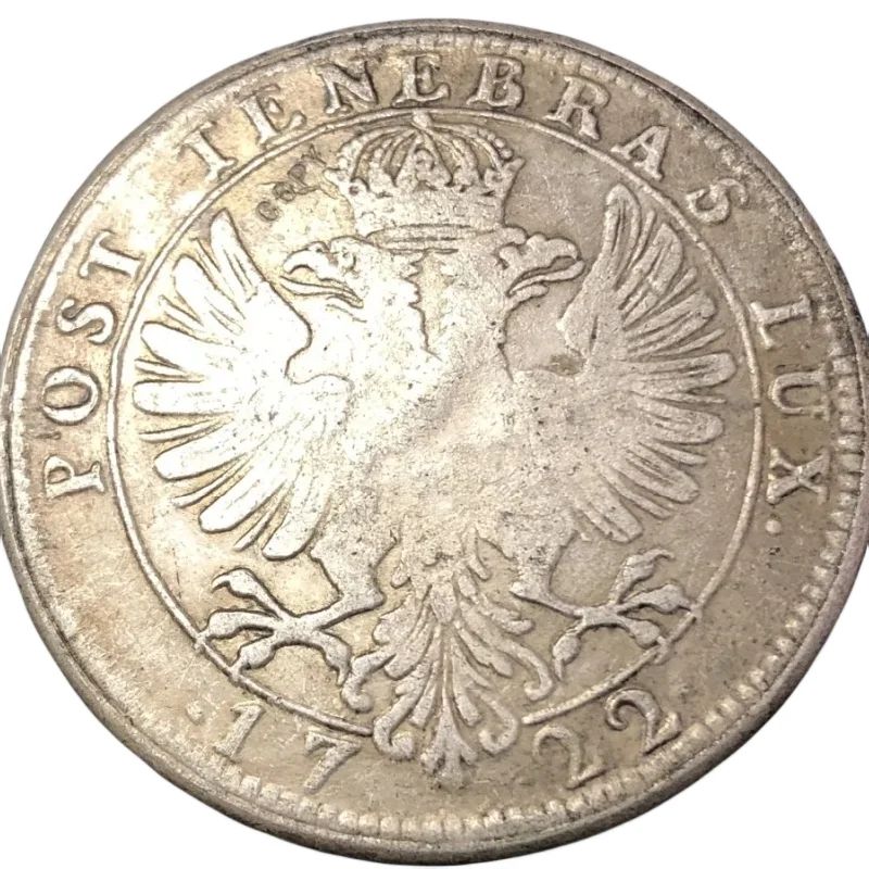 

1722 Switzerland Geneva 1 Thaler silver plated coin Copy