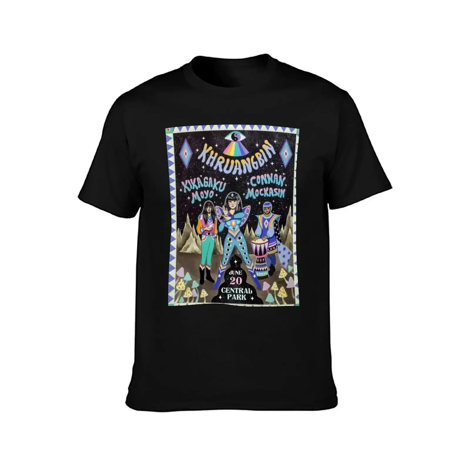 Khruanbin Poster T-Shirt vintage vintage t shirts vintage graphic tee plus size tops shirts men