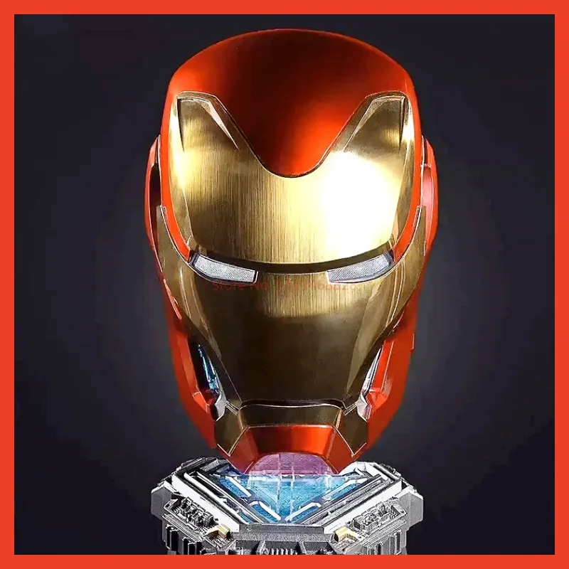 Iron Man 1:1 Helmet MK5 MK50 Avengers War Machine Cosplay Electric Open Close English Voice Remote Control Toys Christmas Gifts