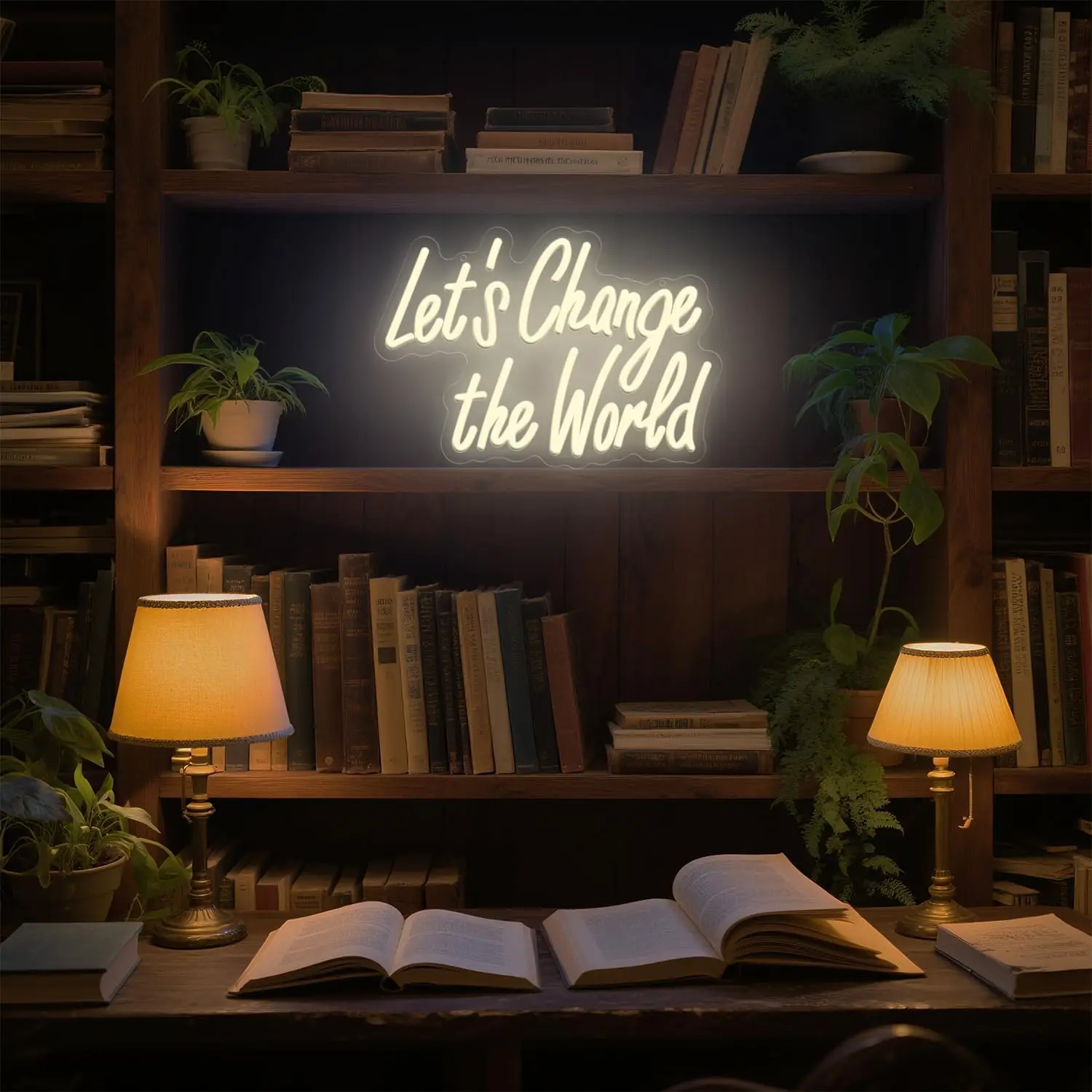 دعونا نغير علامات النيون العالمية للمقهى الفصول الدراسية ديكور ملون LED عكس الضوء ضوء النيون للحائط نادي حفلة زينة عيد الميلاد