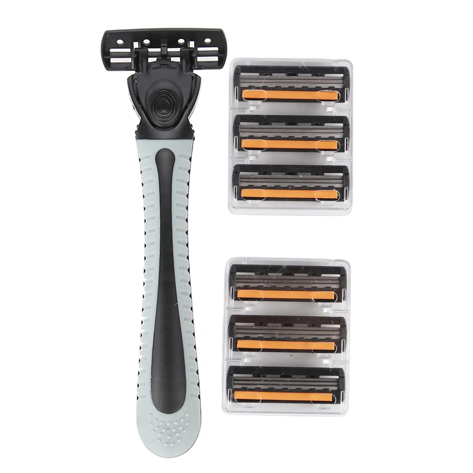 

6pcs Manual Six-layer Blade Head Men Shaving Tool With Replacement Blades