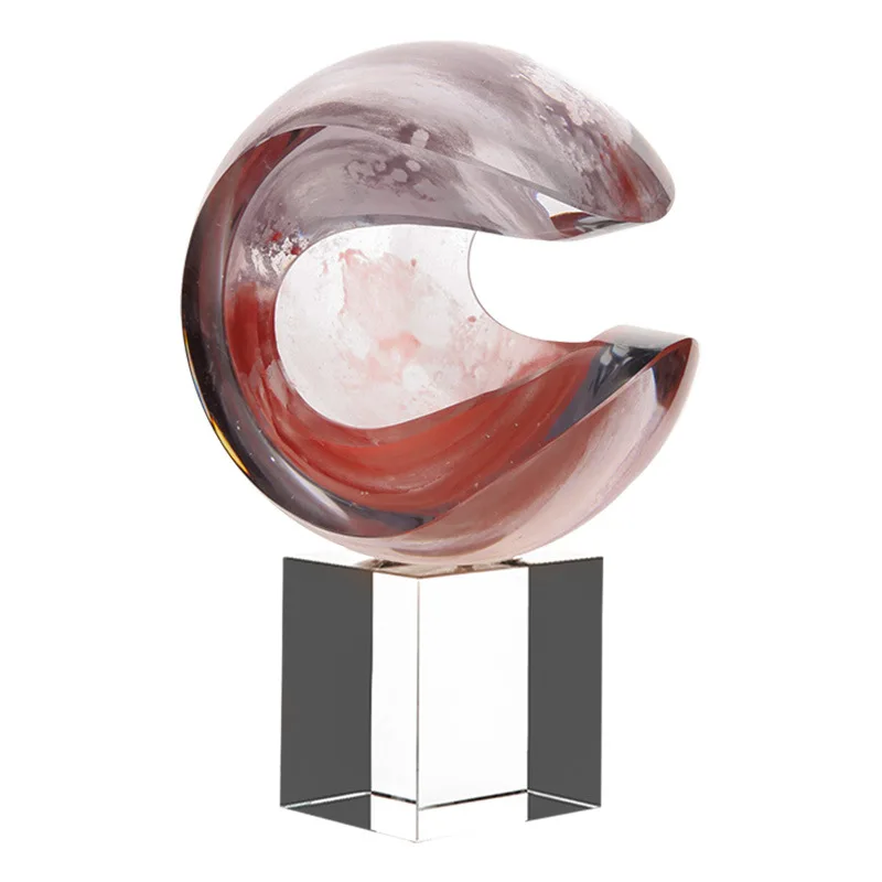 Personalized housewarming gifts, crystal large ornaments porch TV cabinets, light luxury high-end home decorations