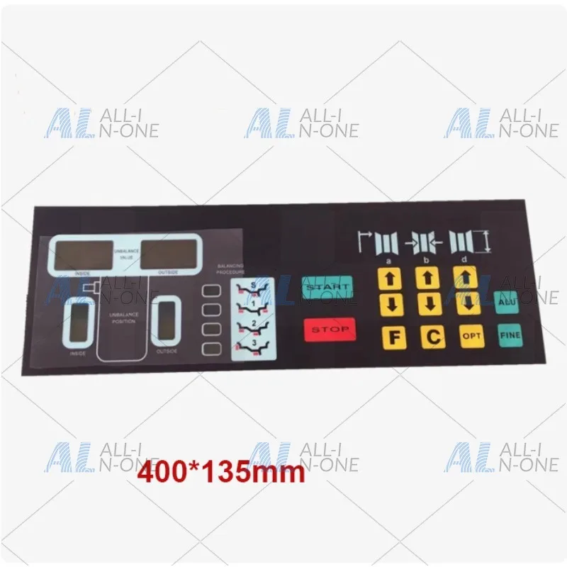 Tire Wheel Balancer Machine Key Board Panel Button Display Board For Unite U-100