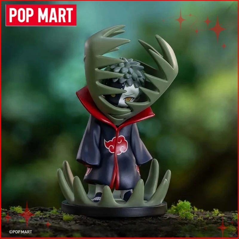 Original POPMART GONG Naruto Shippuden Akatsuki Arc Serie Blind Box Anime Figur Ornamente Sammlungen Weihnachtsgeschenke