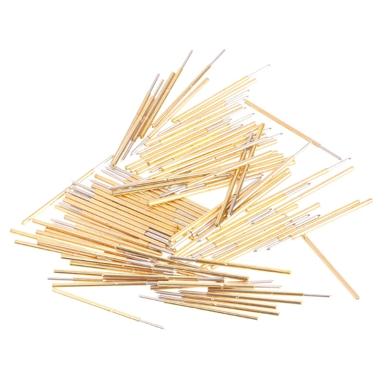 100 Pcs Spring Test Probe Pogo Pin P100-B1 Dia 1.36mm Length 33.35mm Test Pin Drop Shipping