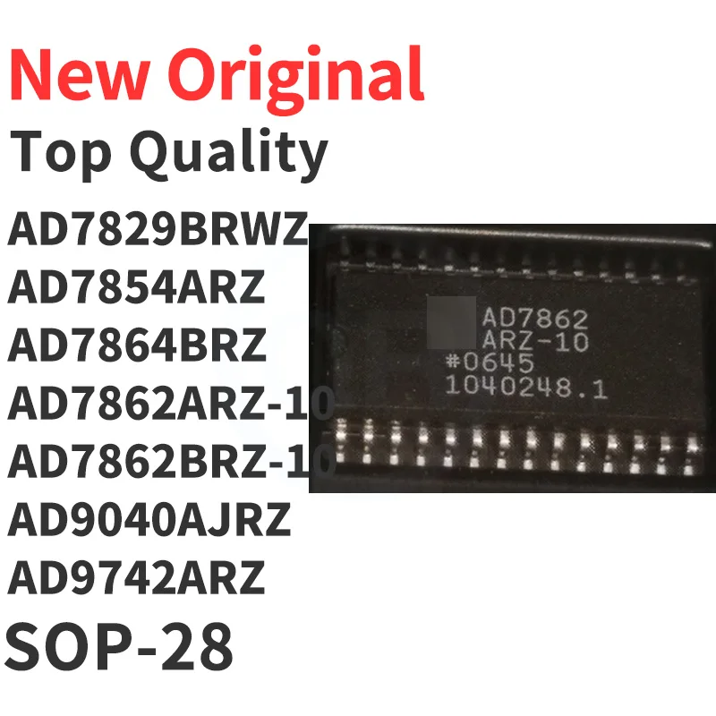 

(10 Pieces) AD7829BRWZ -1RL7 AD7854ARZ AD7864BRZ AD7862ARZ-10 AD7862BRZ-10 AD9040AJRZ AD9742ARZ SOP-28 New Original
